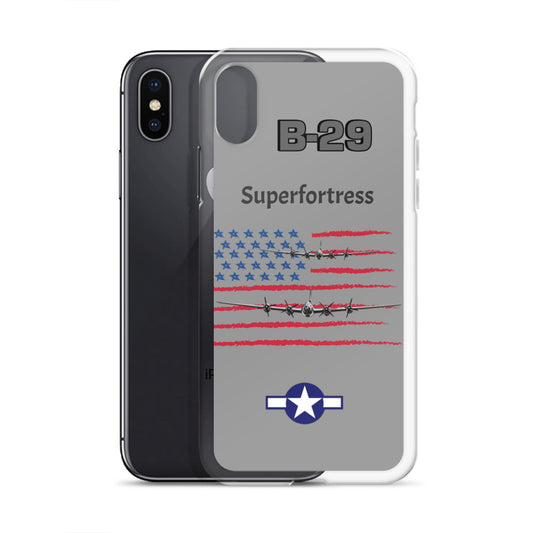 WWII Superfortress Patriot Clear Case for iPhone