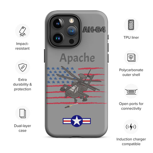 Apache Patriot iPhone Case (Without Quotes)