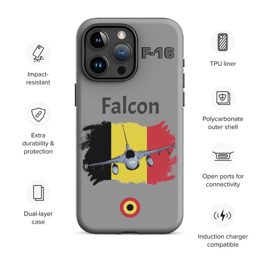 Belgium Falcon Patriot iPhone Case (Without Quotes)