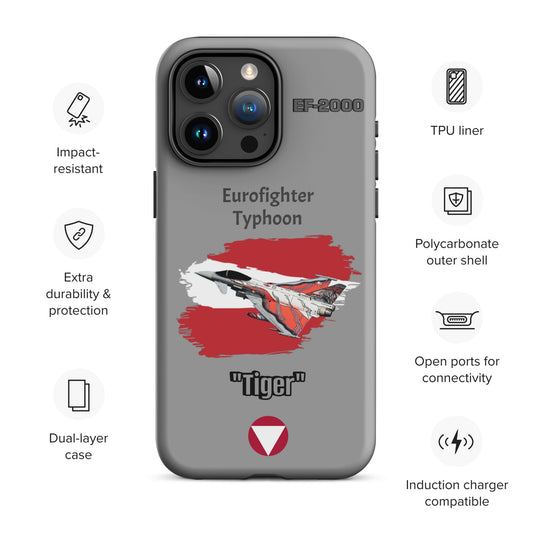 Austrian Typhoon "Tiger" Patriot iPhone Case