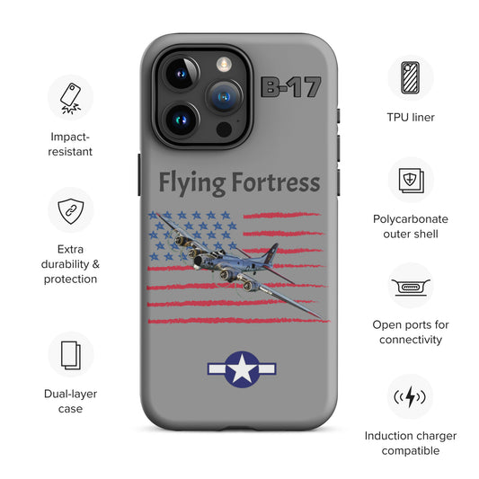 WWII Fortress Patriot iPhone Case