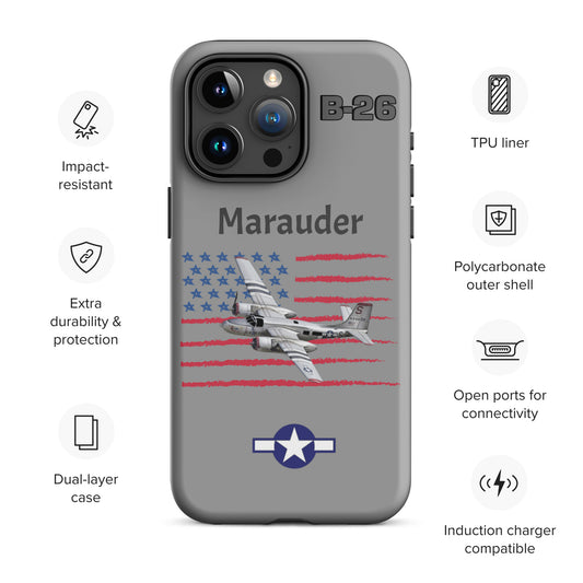 WWII Marauder Patriot iPhone Case