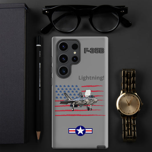 Vertical Takeoff Patriot Samsung Case (Without Quotes)