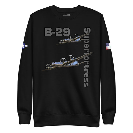 WWII Superfortress Patriot Unisex Premium Sweatshirt